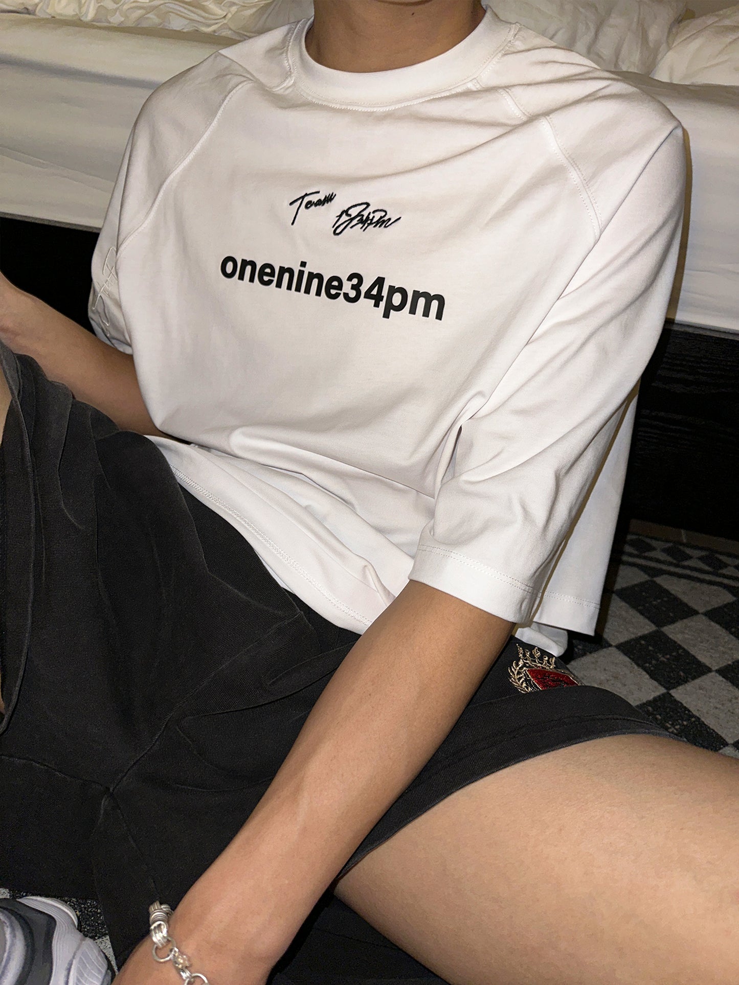 立体プリント 半袖Tシャツ P1464