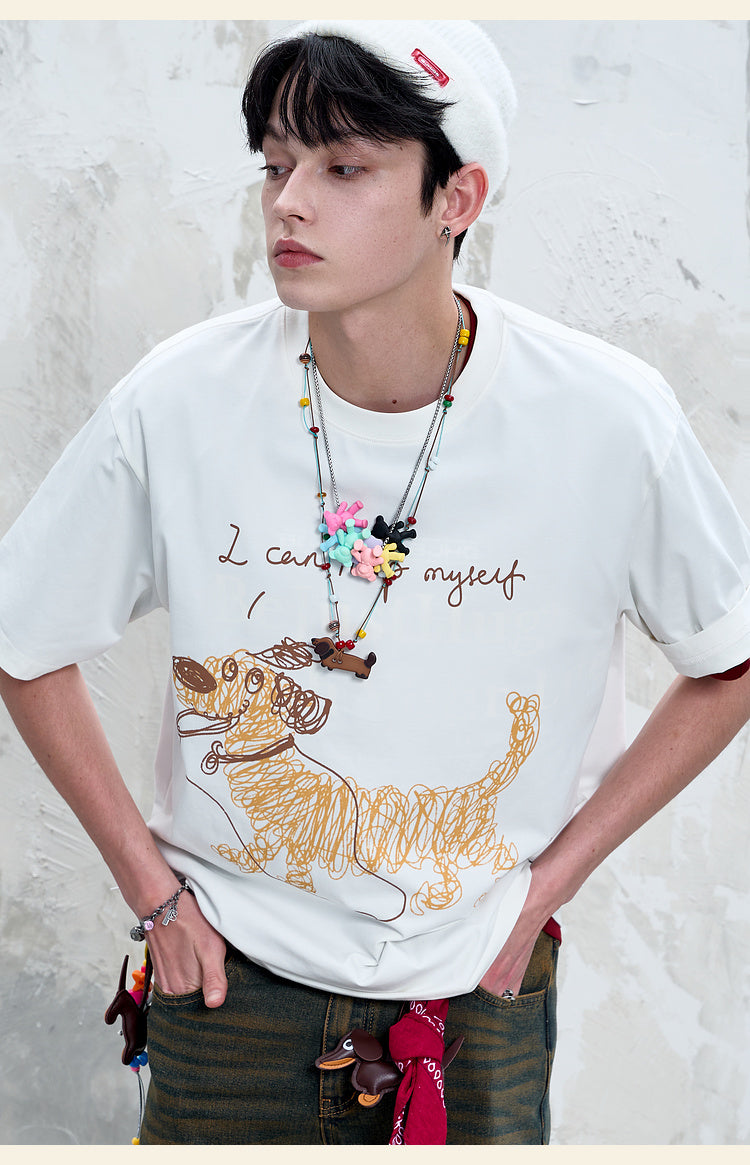 手描き 速乾Tシャツ P2153