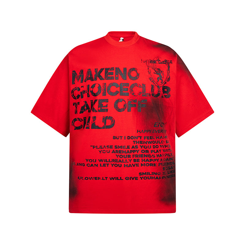 スプレーペイント Tシャツ P2099