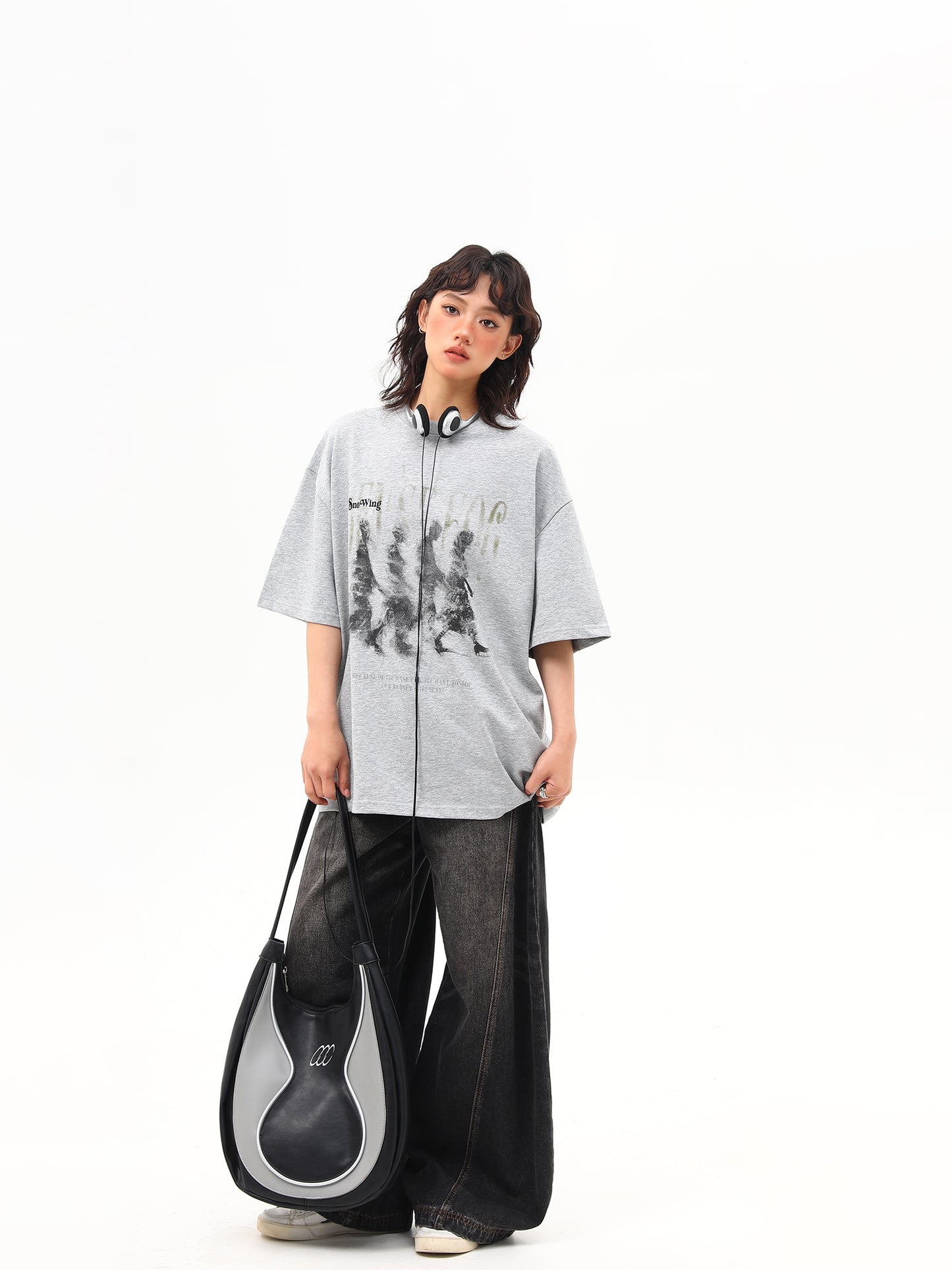 オリジナルファジープリント Tシャツ P2042