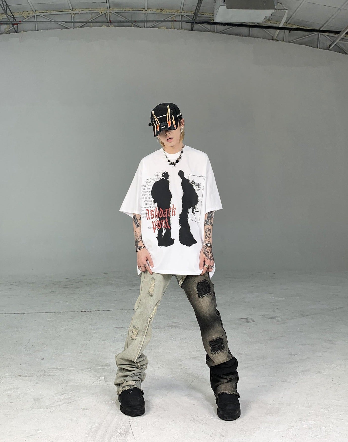 ポートレート ラウンドネック Tシャツ P1584