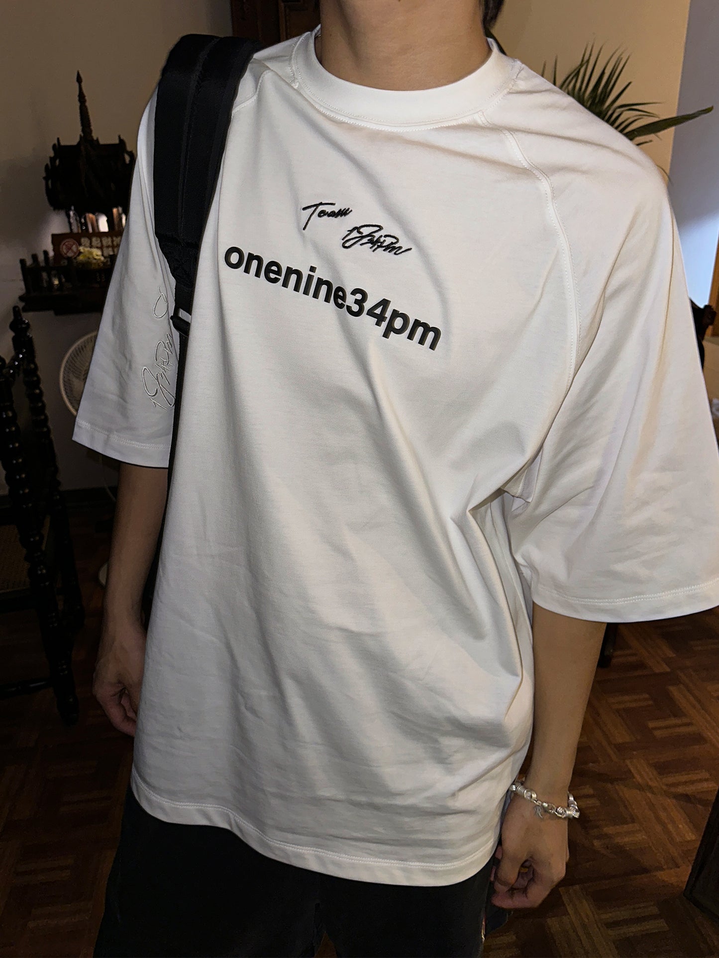 立体プリント 半袖Tシャツ P1464