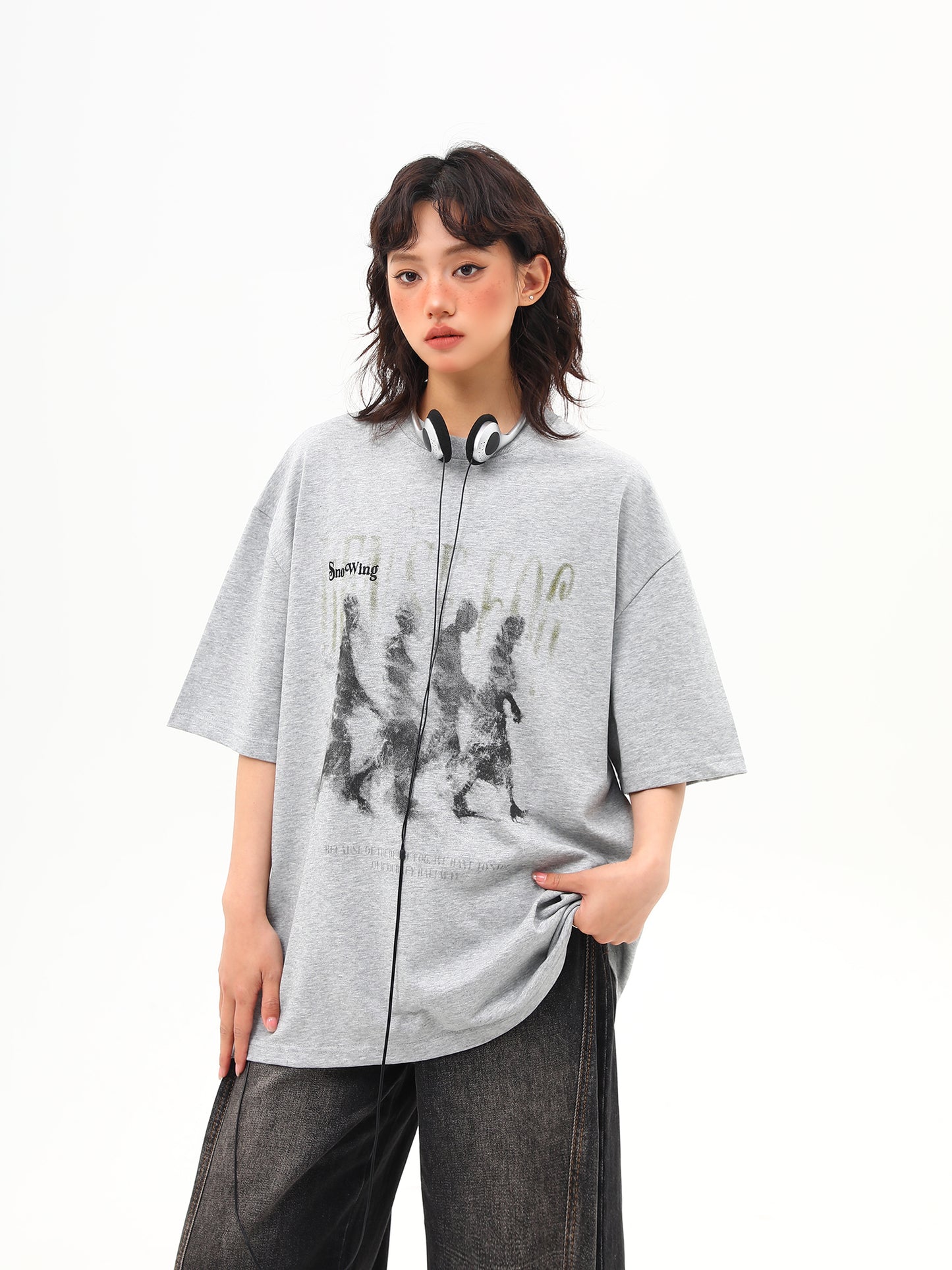 オリジナルファジープリント Tシャツ P2042