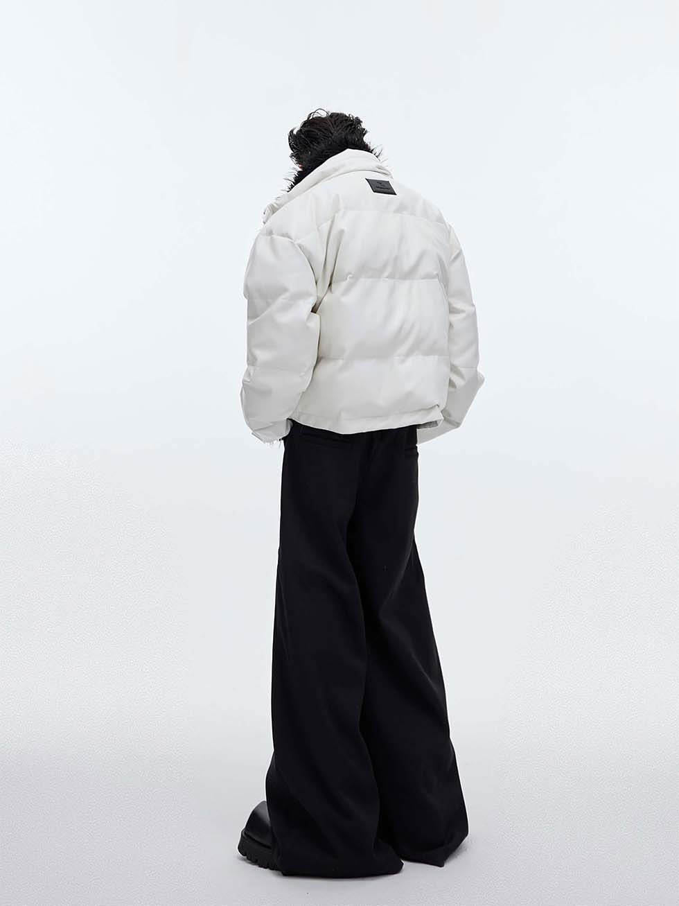 Fake two-piece cotton jacket P1121