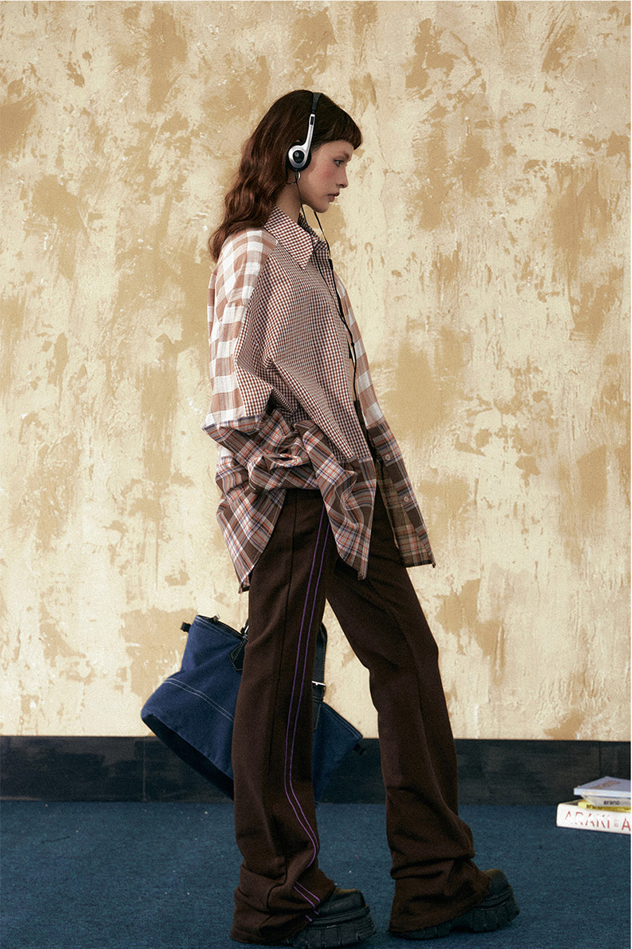 Original American retro checkered shirt P776