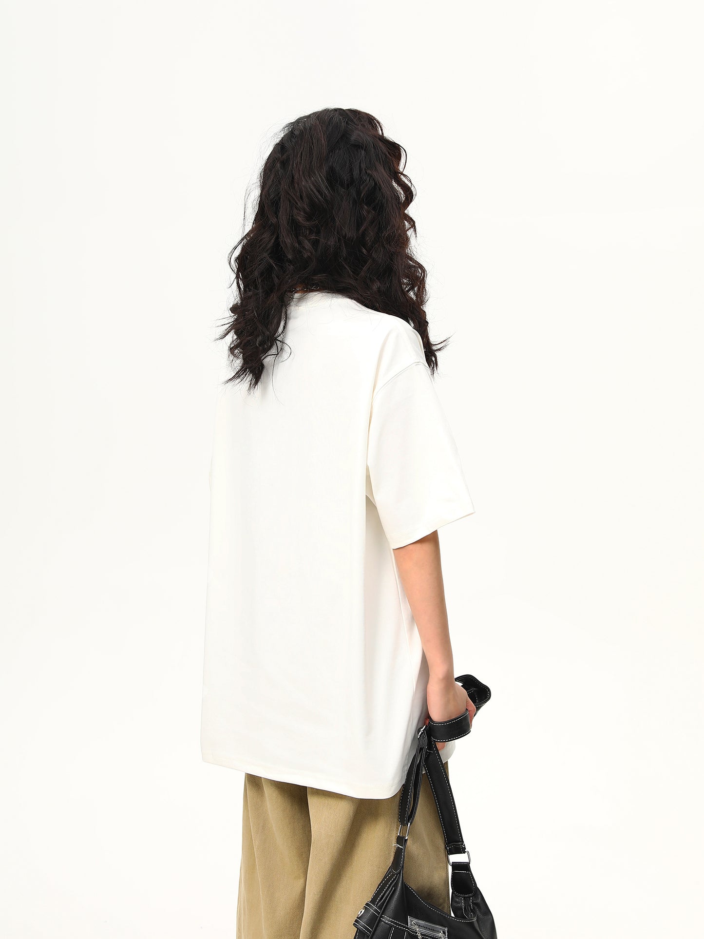 ユニセックス スネークプリント Tシャツ P2044