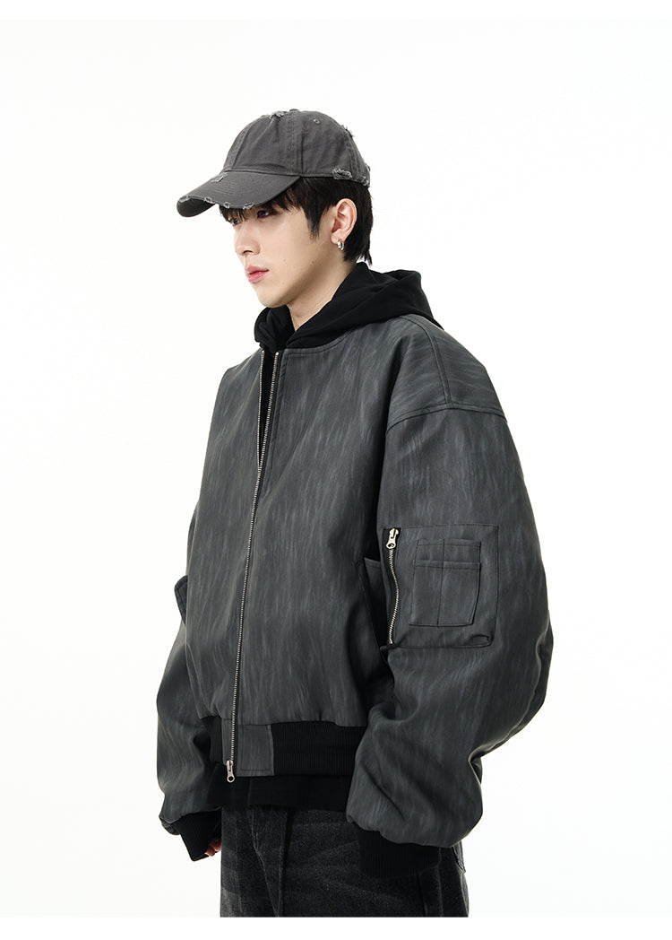 가죽 식품 비행 재킷 P650