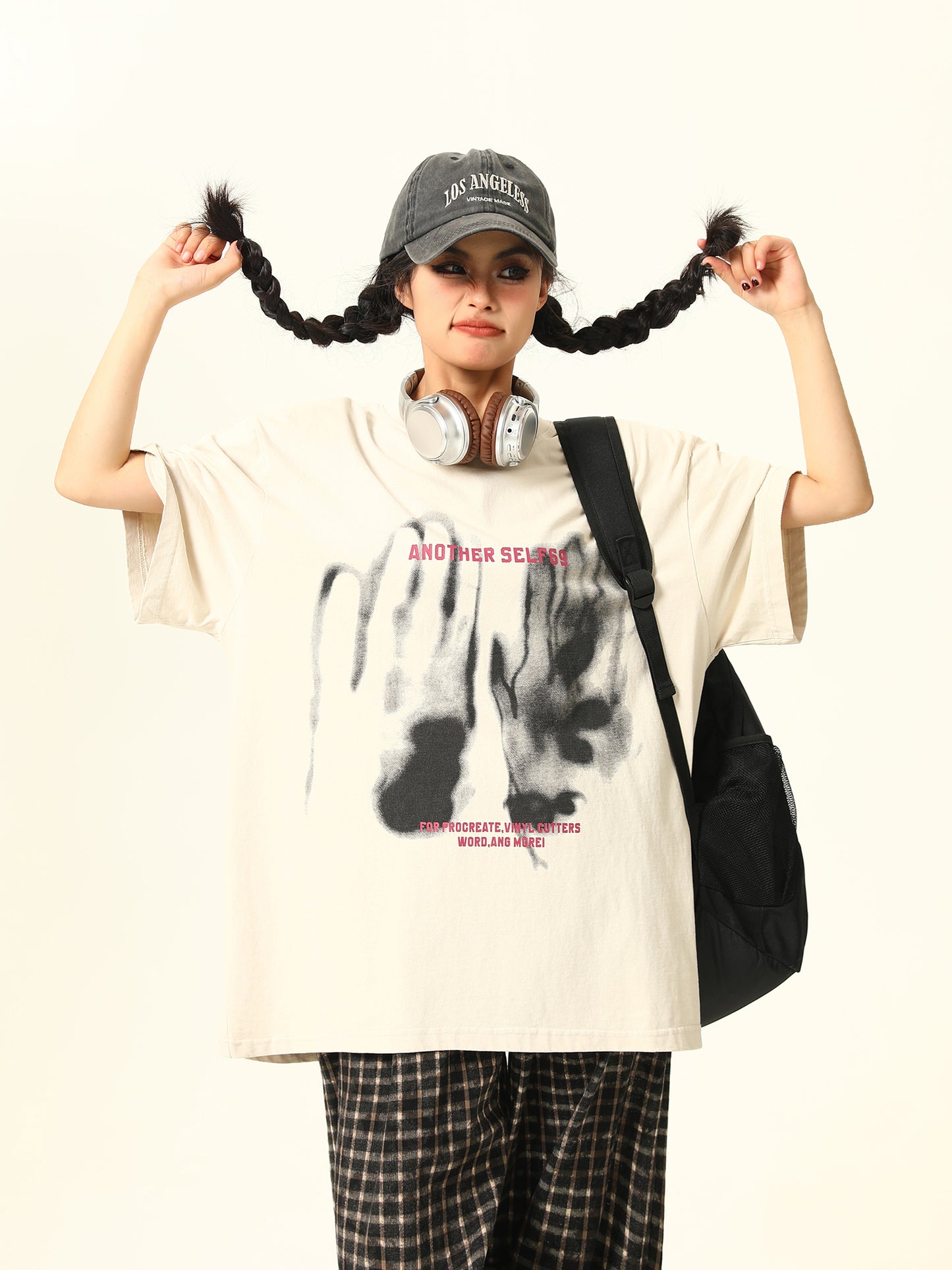 プリント ウォッシュTシャツ P1630