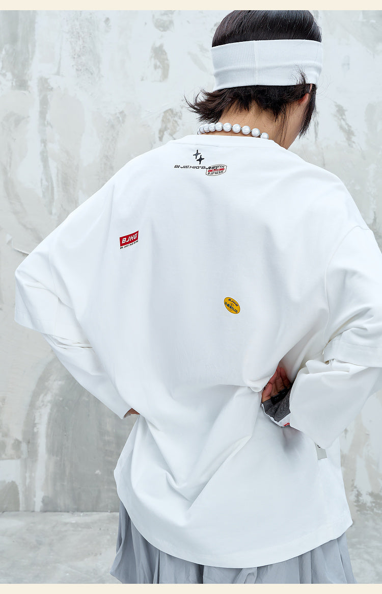 フェイクツーピース Tシャツ P2156