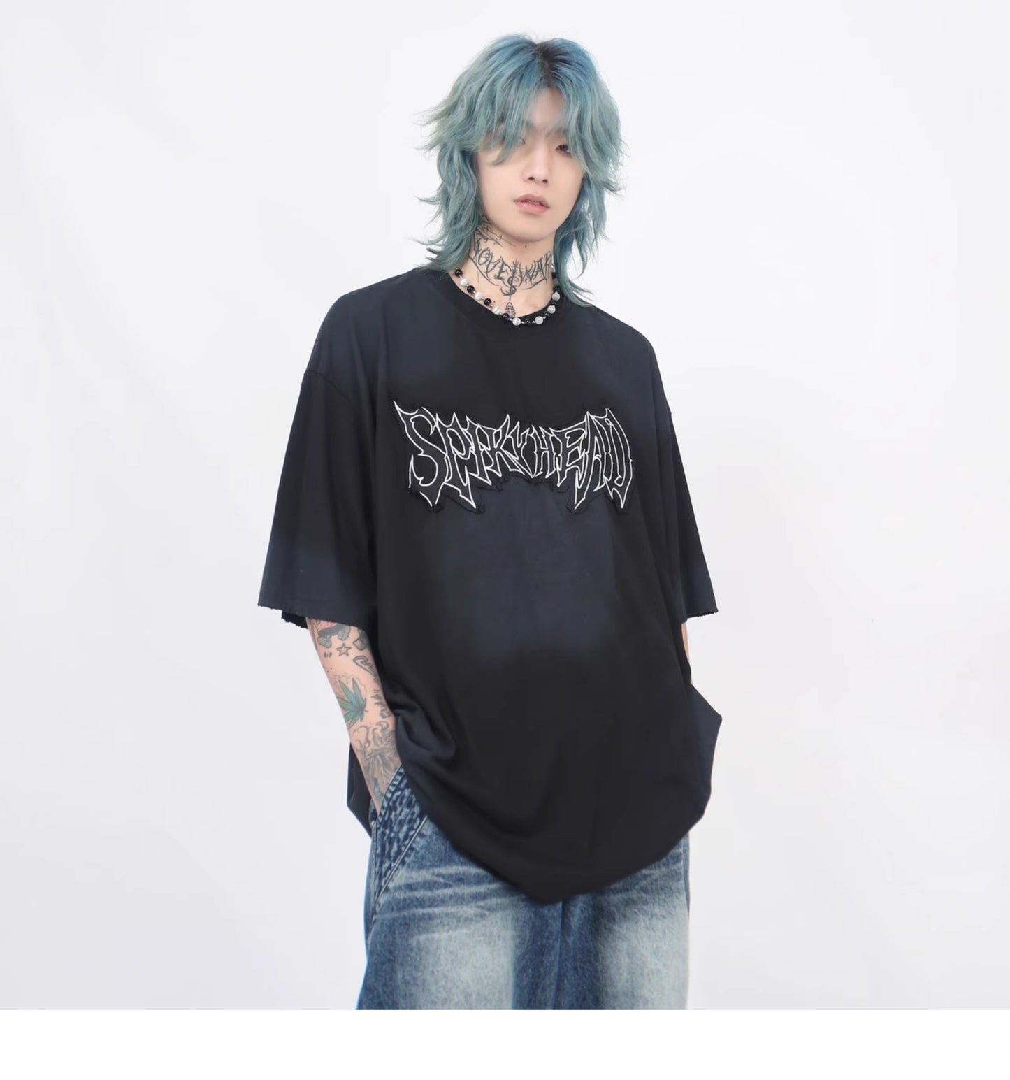 올드 더티 쇼트 슬리브 T셔츠 P1369