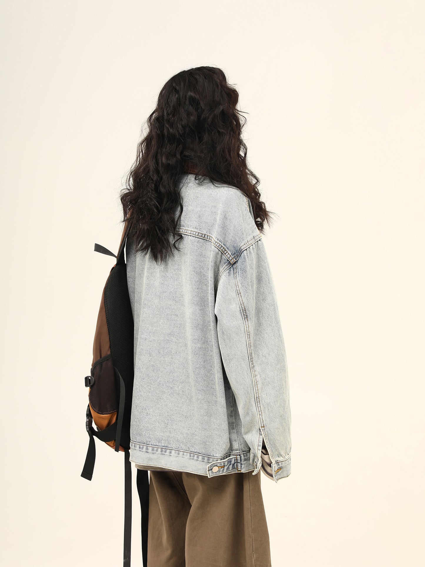 レトロ ウォッシュド デニムジャケット P1920