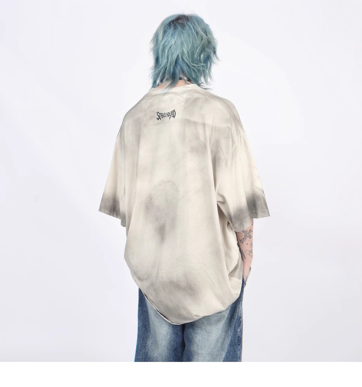올드 더티 쇼트 슬리브 T셔츠 P1369