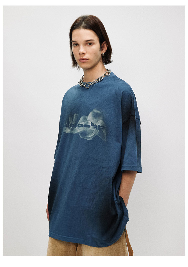 ハイストリート レトロ 半袖 Tシャツ P1394