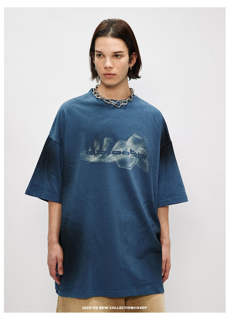 ハイストリート レトロ 半袖 Tシャツ P1394