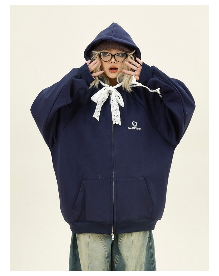 レースストラップサイドラインパーカー P1787