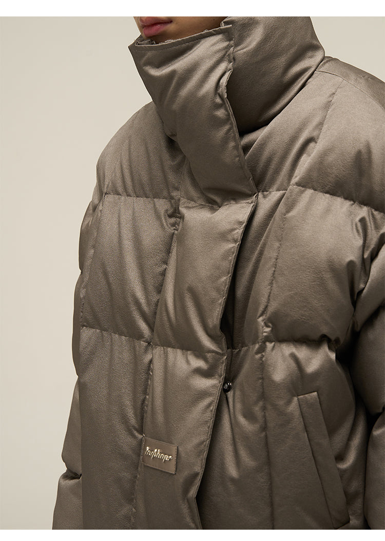 Short length high-end loose cotton down jacket P639