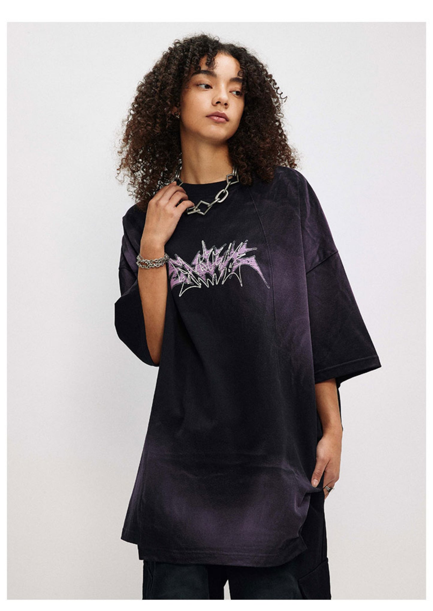 オーバーサイズ 半袖 Tシャツ P1392