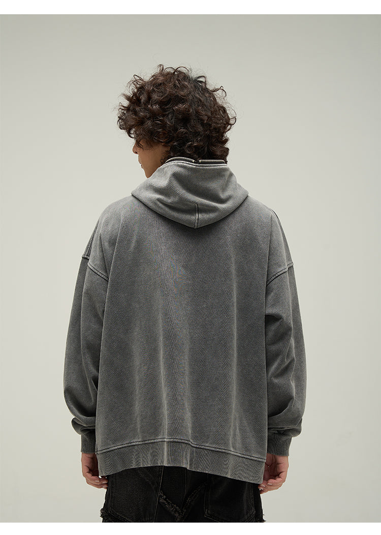 루즈 핏 지퍼 파커 P284