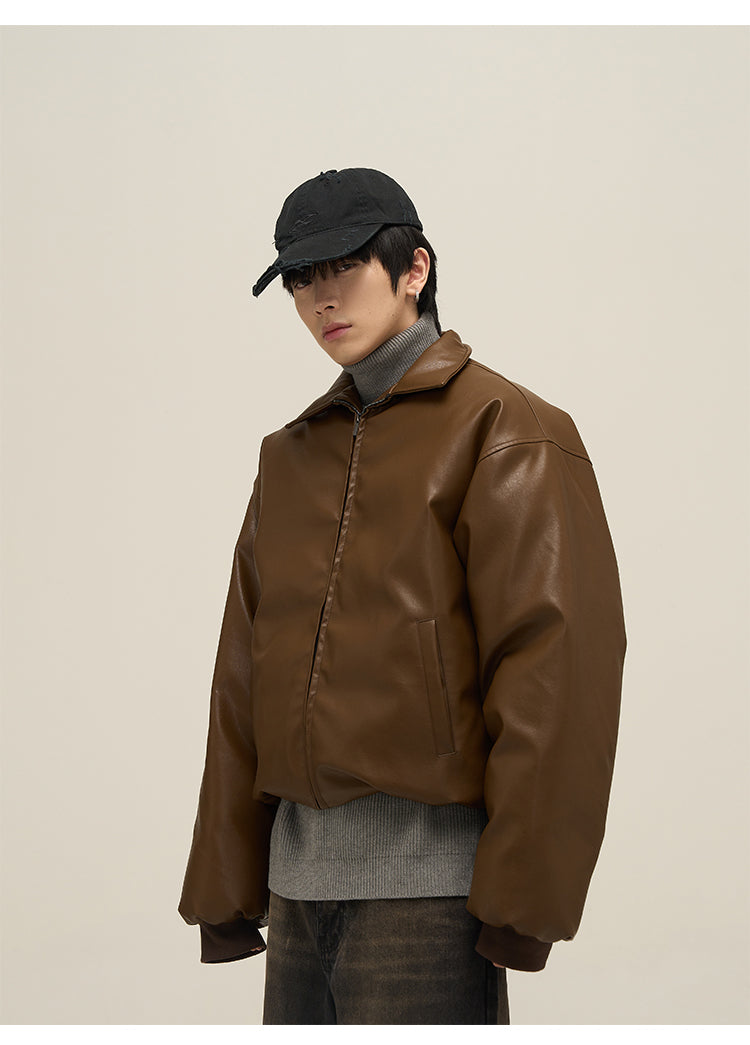 レザーダウンジャケット P632