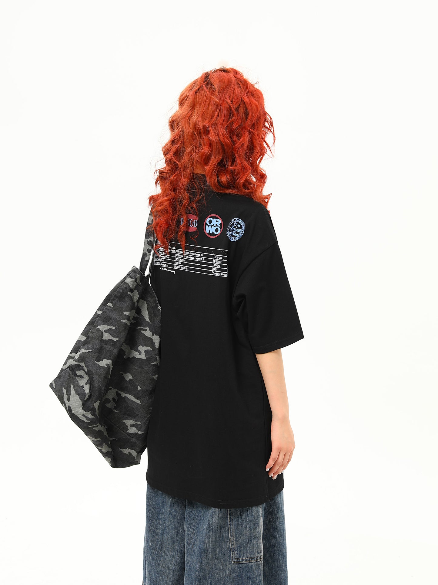 ロックバンドプリント Tシャツ P2134