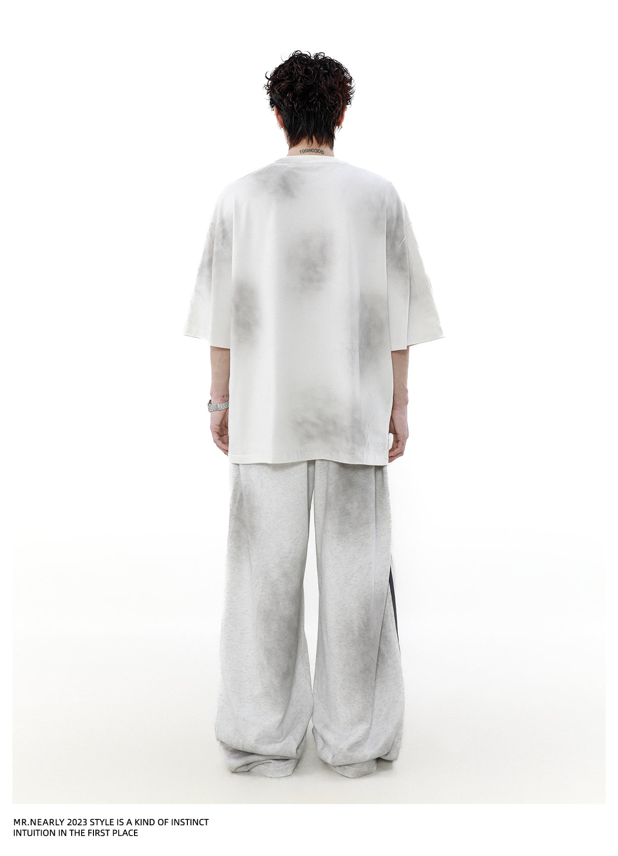 하이 스트리트 데미지 반소매 티셔츠 P1350