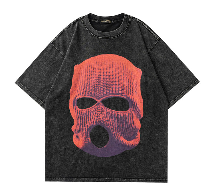 ギャングヘッドプリント Tシャツ P1520