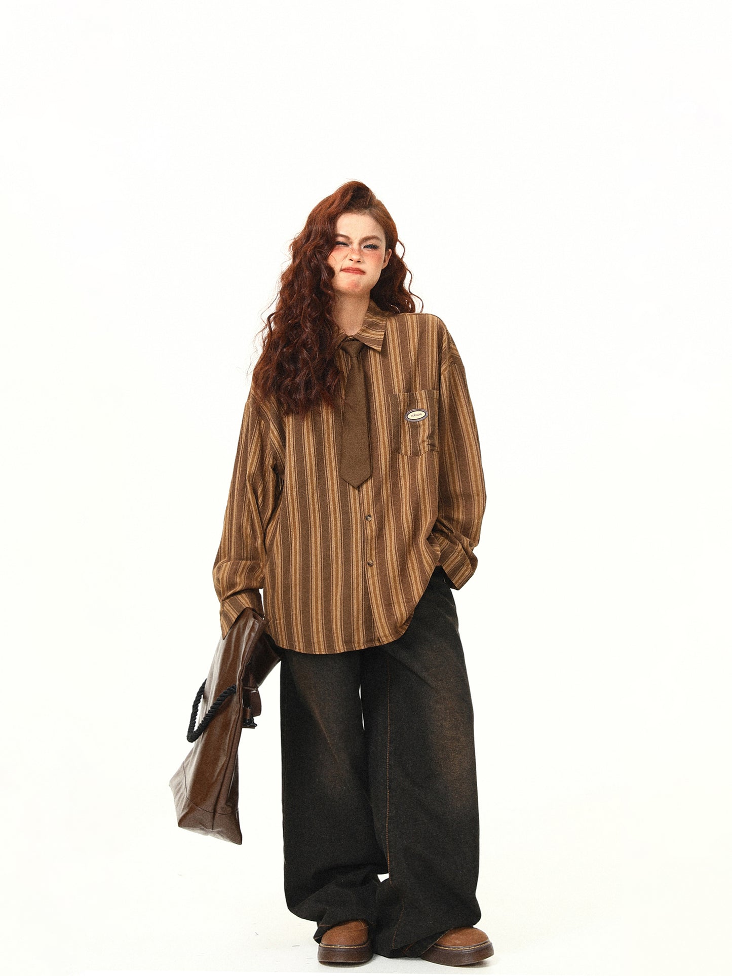 ストライプシャツ P1681