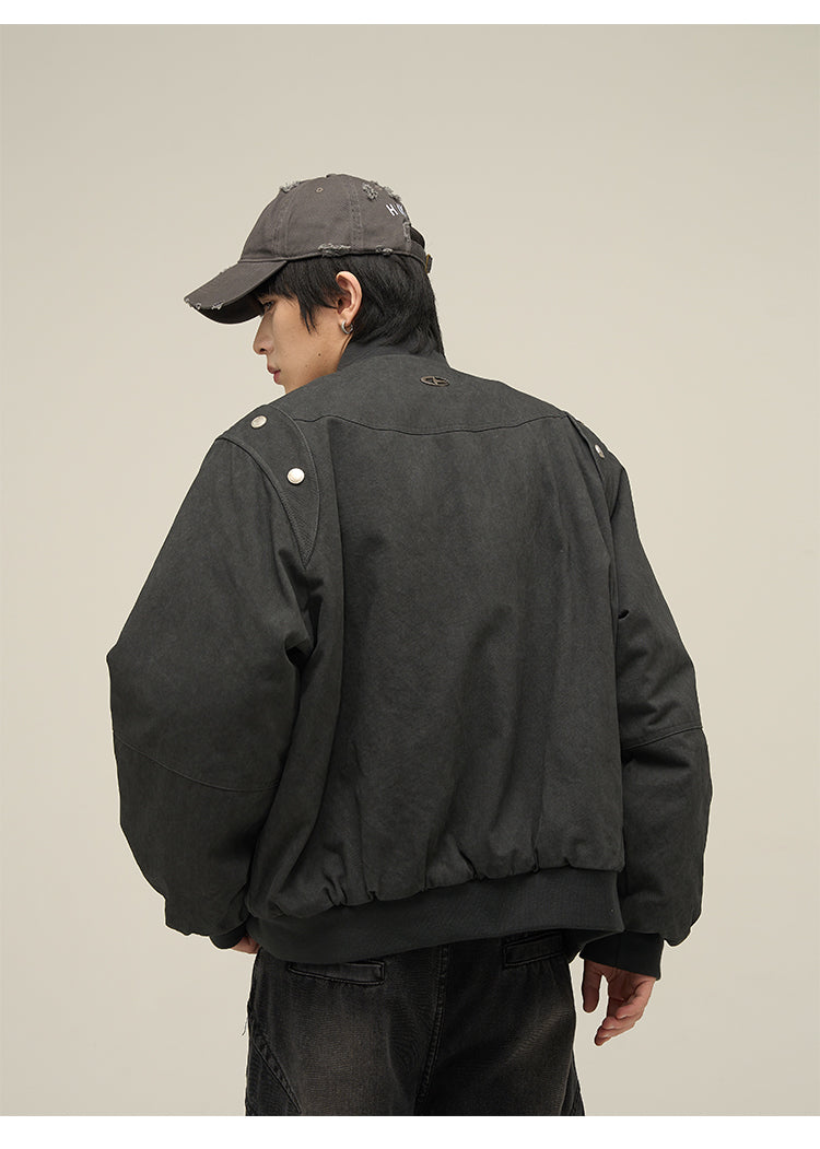 American retro shoulder stitch jacket P643