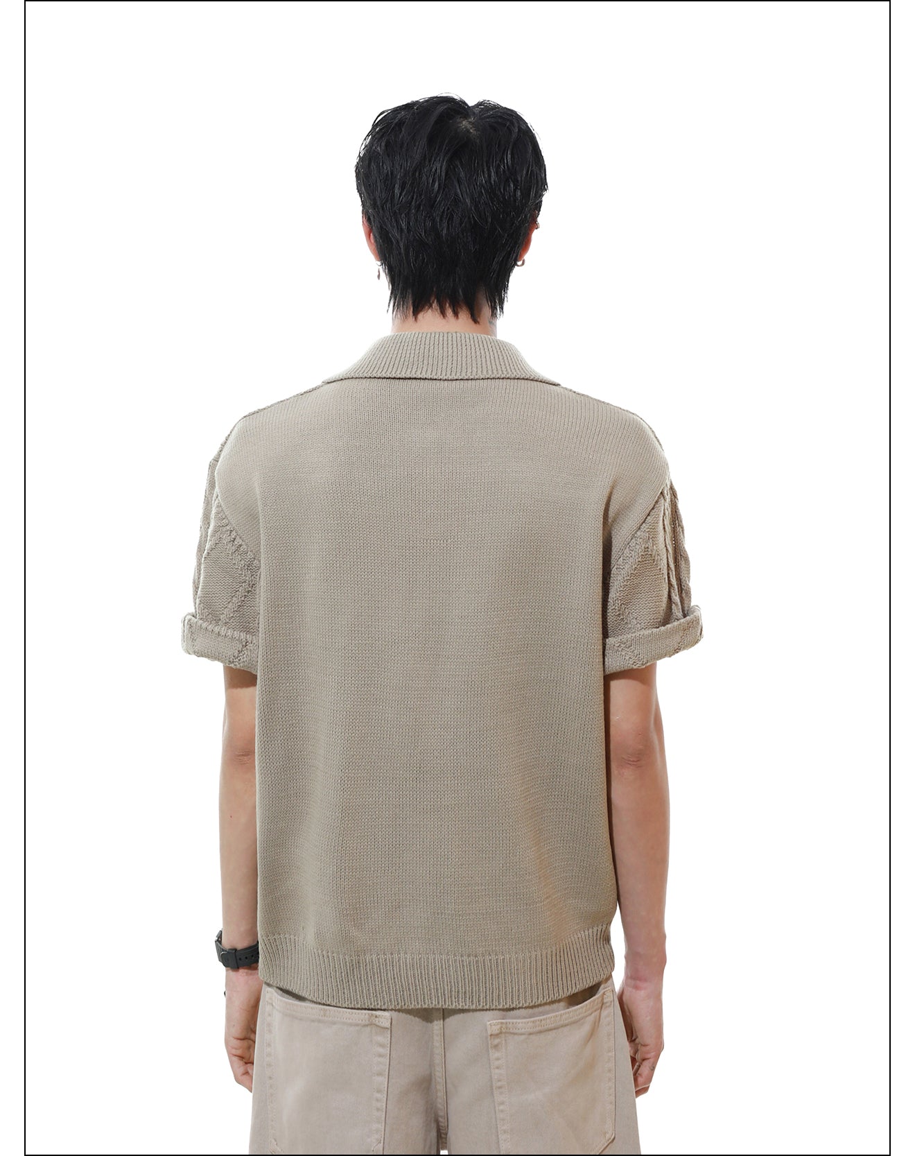 ラペルニットシャツ P2089