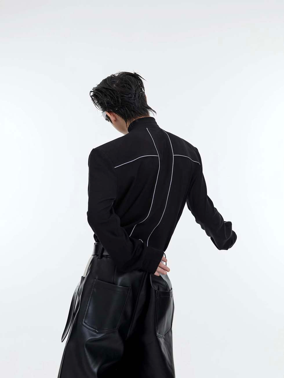 ベルベット ボトリングシャツ P1032