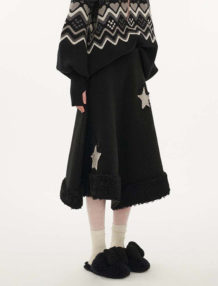 スター レトロパターン ウール セットアップ P1315