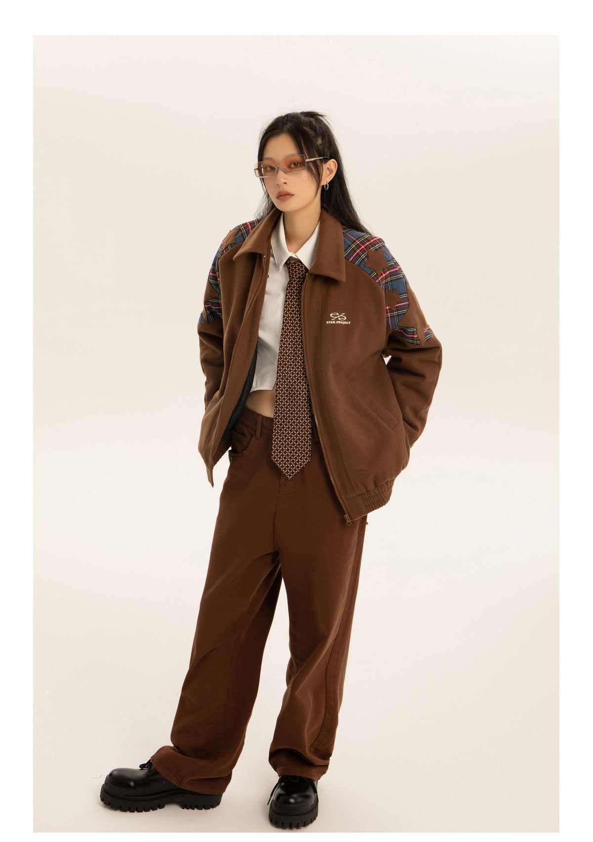 Retro Reconstruction Y2K Short Jacket P453