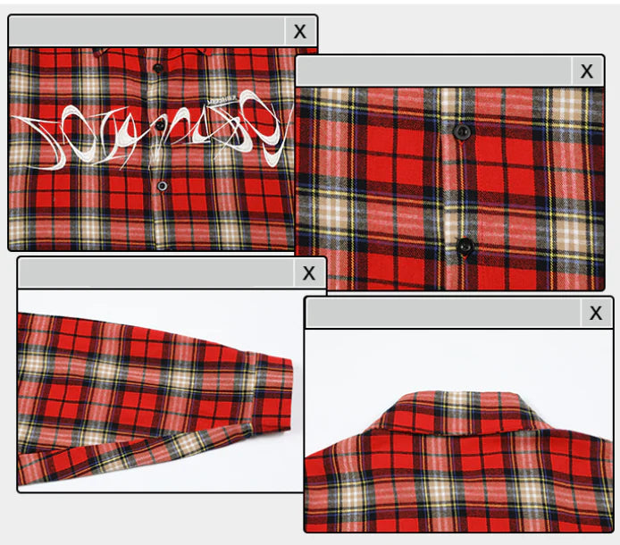 Paint Check Shirt P033