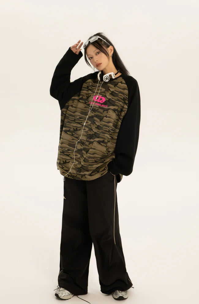 Camouflage long sleeve T-shirt P041