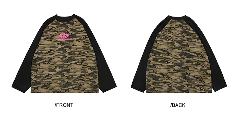 Camouflage long sleeve T-shirt P041