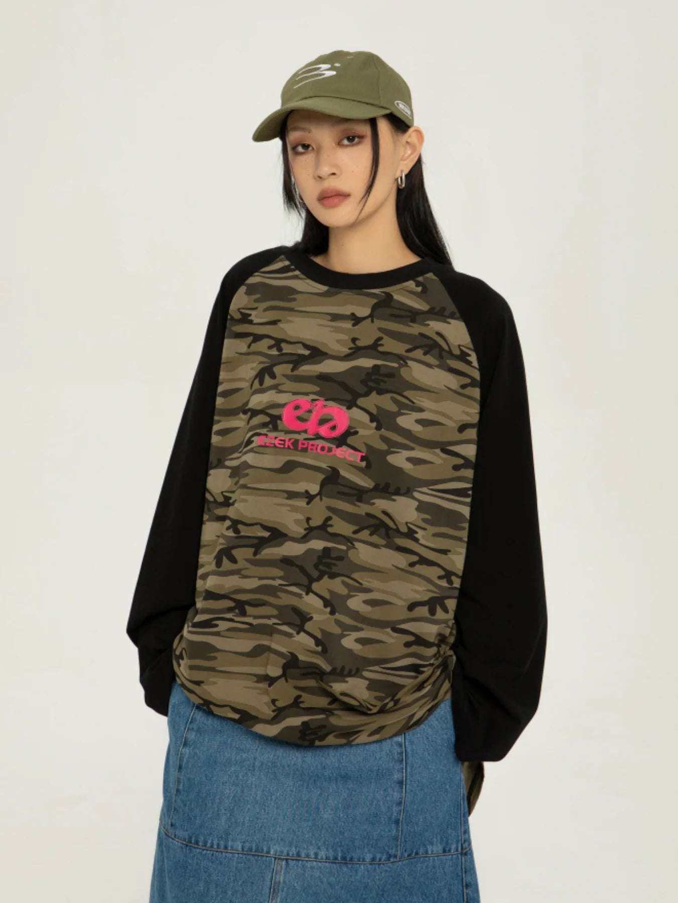 Camouflage long sleeve T-shirt P041