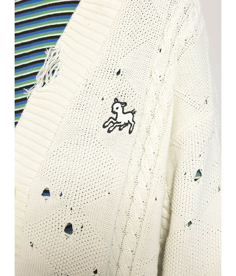 Damaged Cardigan P065