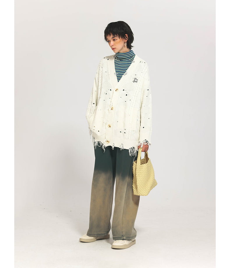 Damaged Cardigan P065