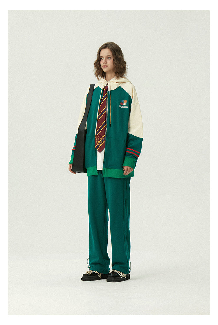 Raglan shoulder parka P053