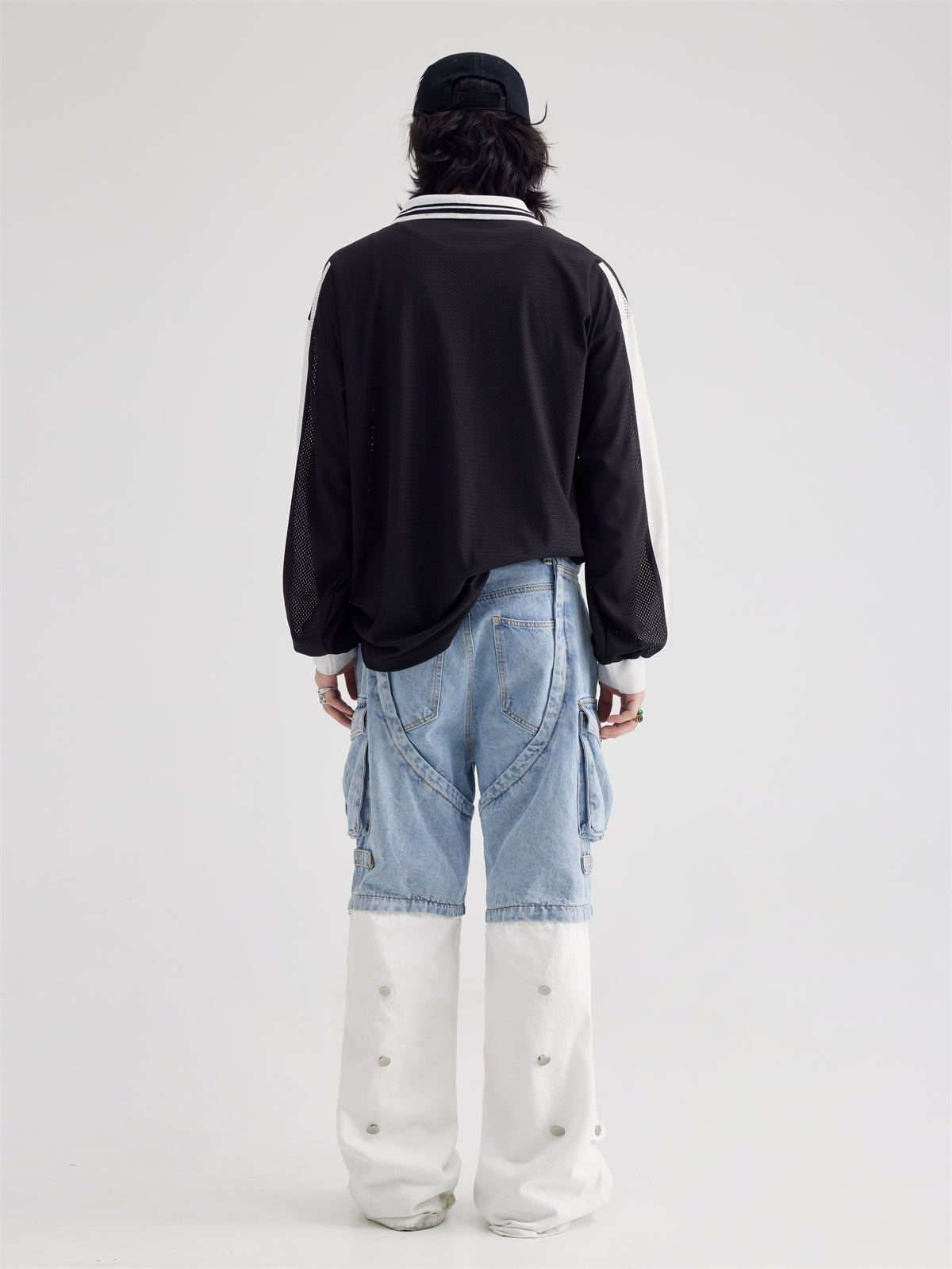 Mesh Polo Long Sleeve Polo P075