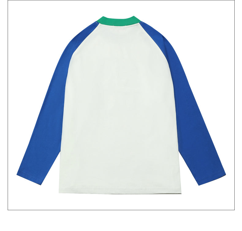 Raglan long sleeve T-shirt P057