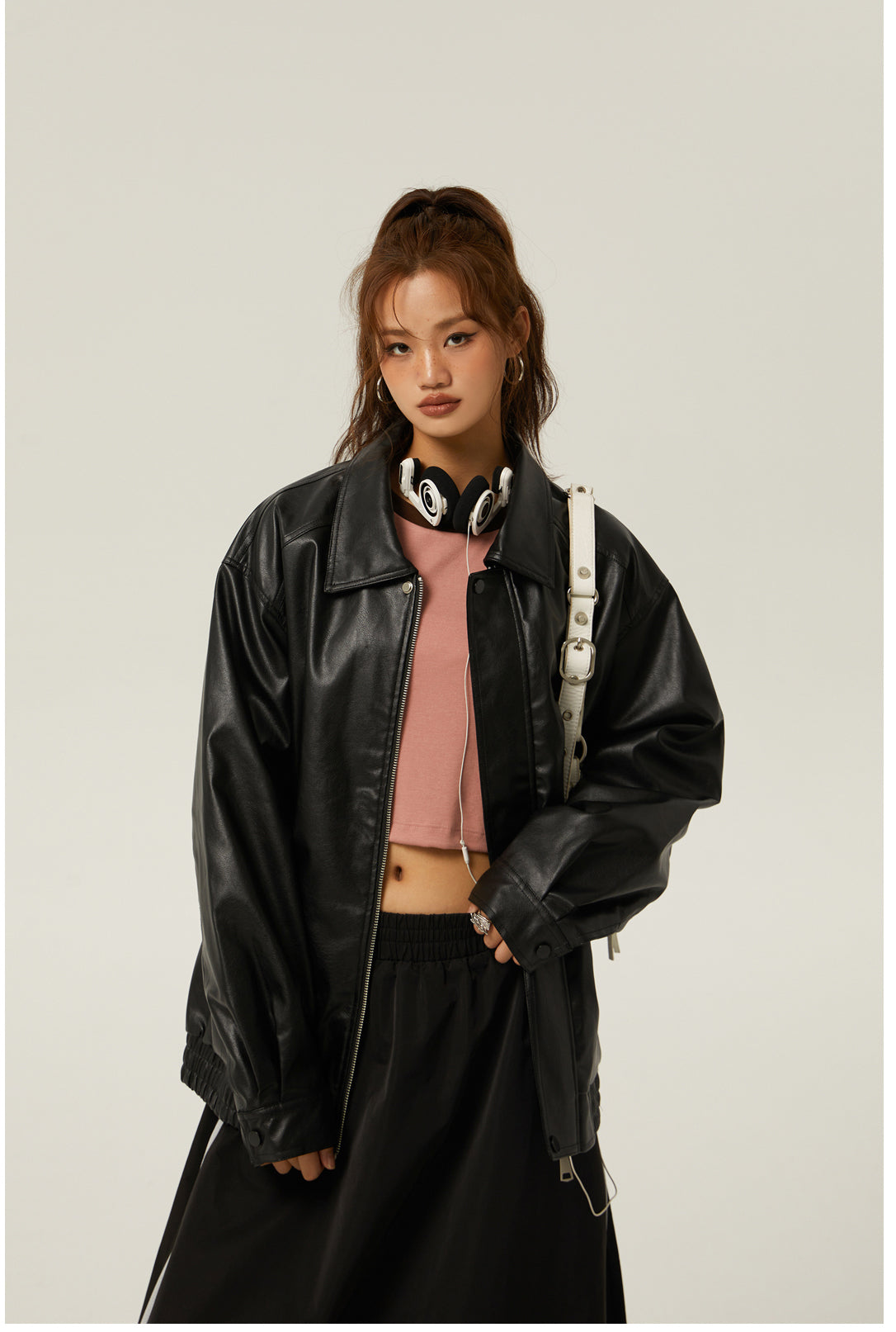 Retro Leather Jacket P213