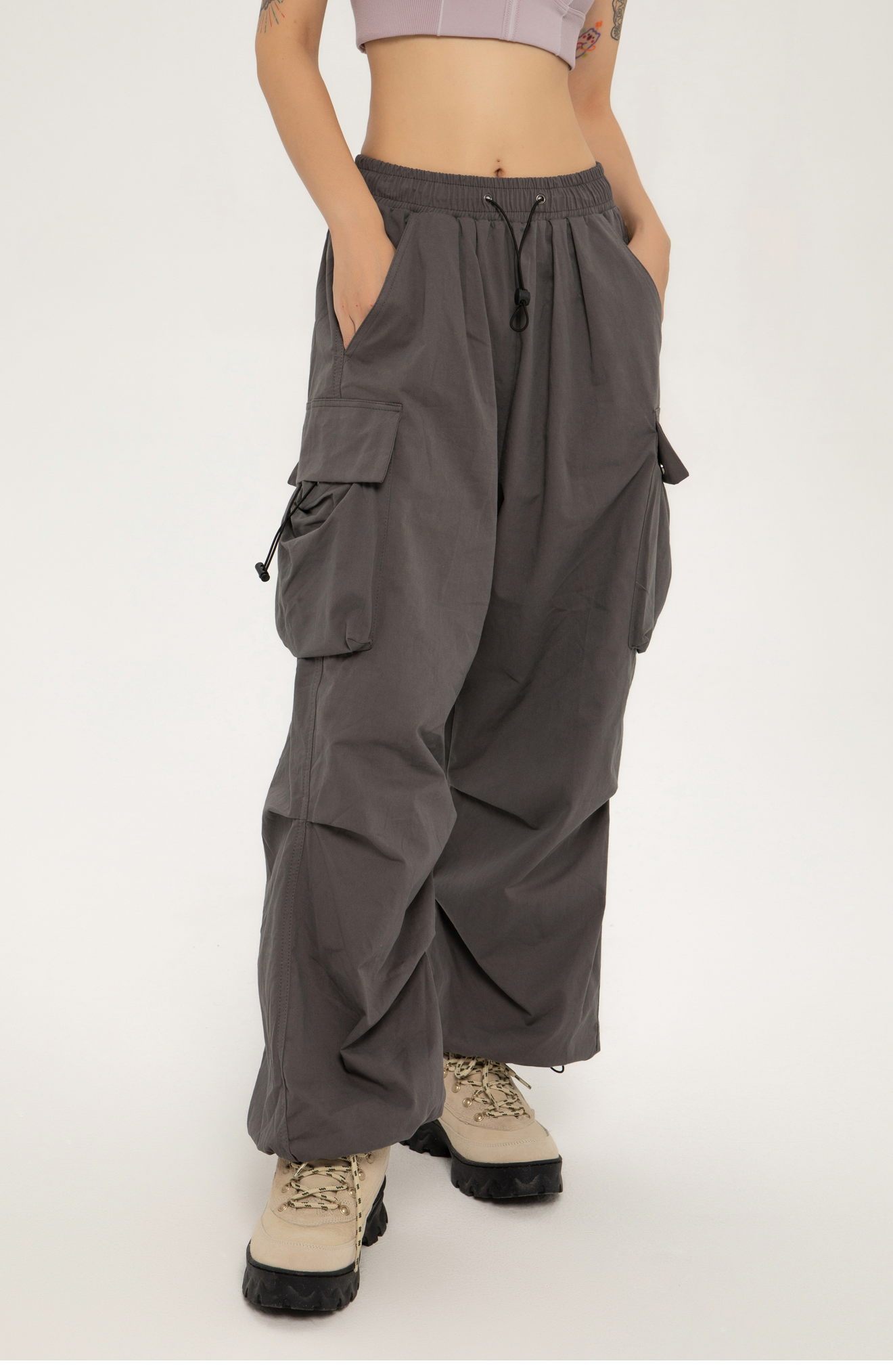 Multi-pocket cargo pants P159