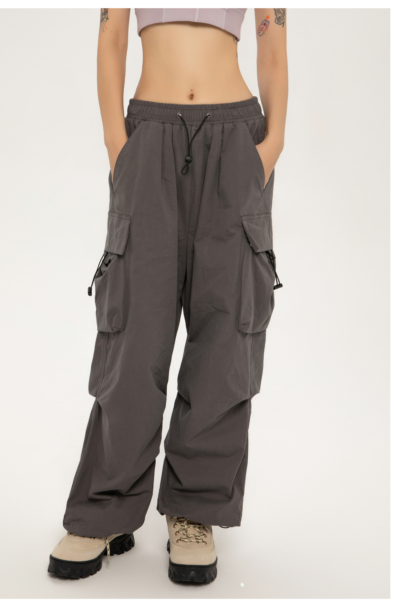 Multi-pocket cargo pants P159