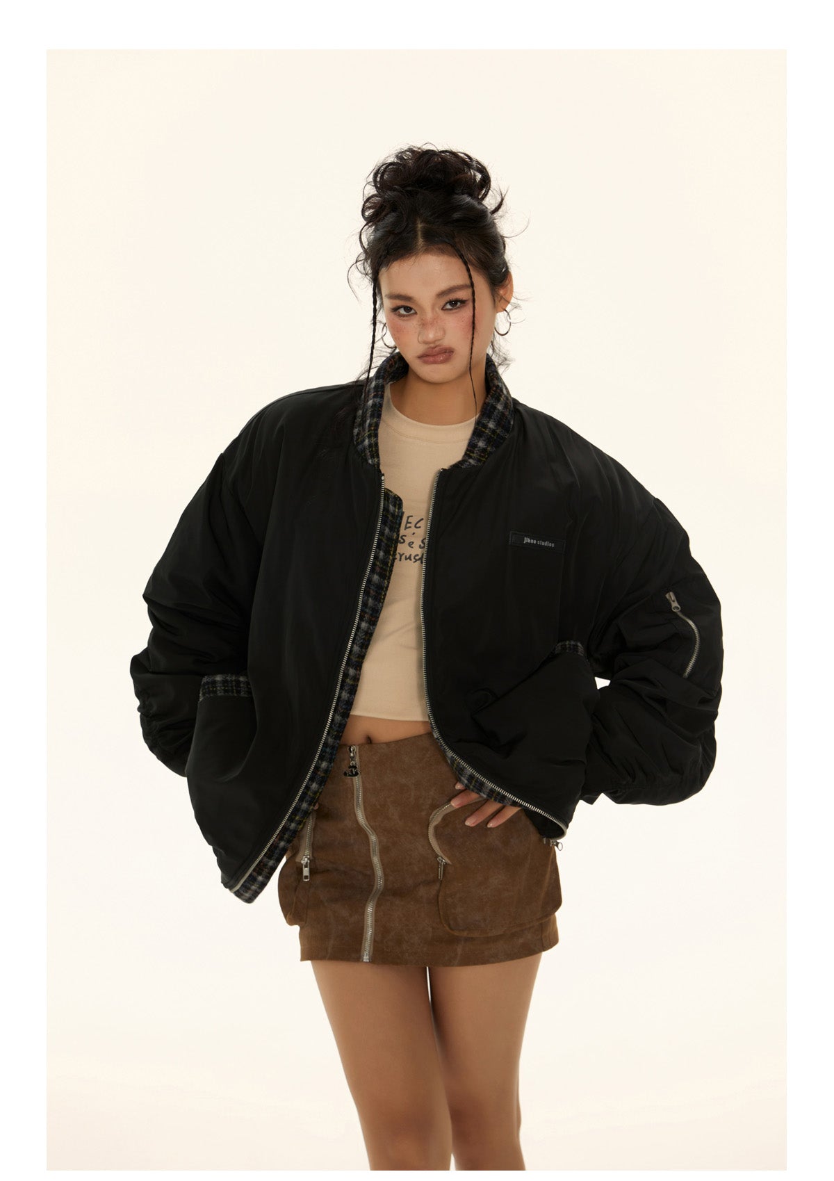 Retro bomber jacket P560