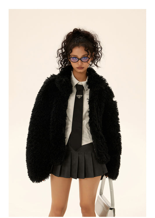 Retro Fur Zip Jacket P563