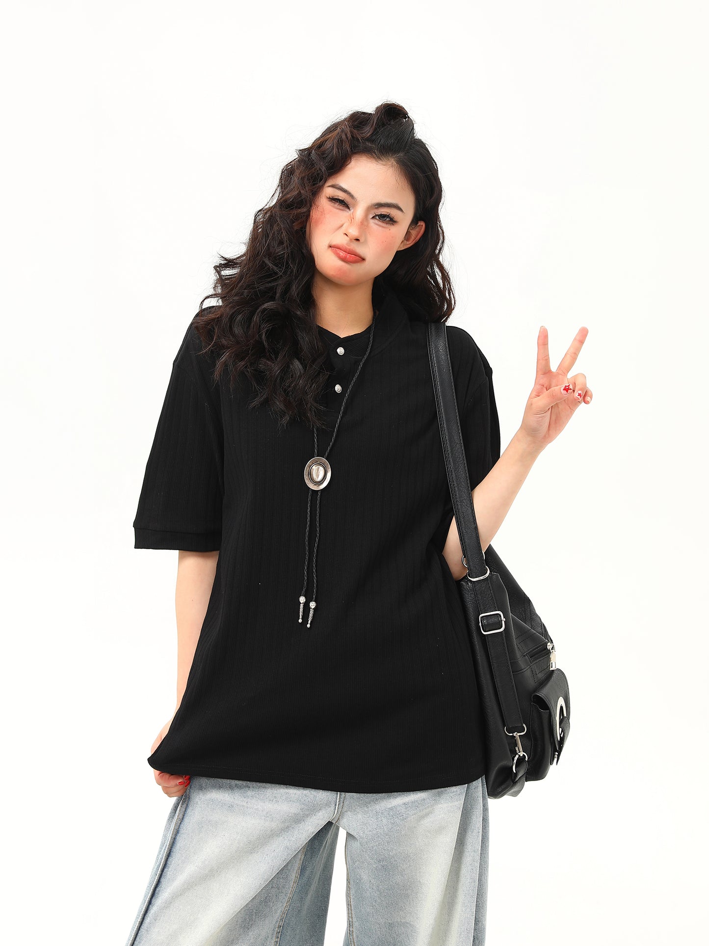 ヘンリーカラー Tシャツ P2050