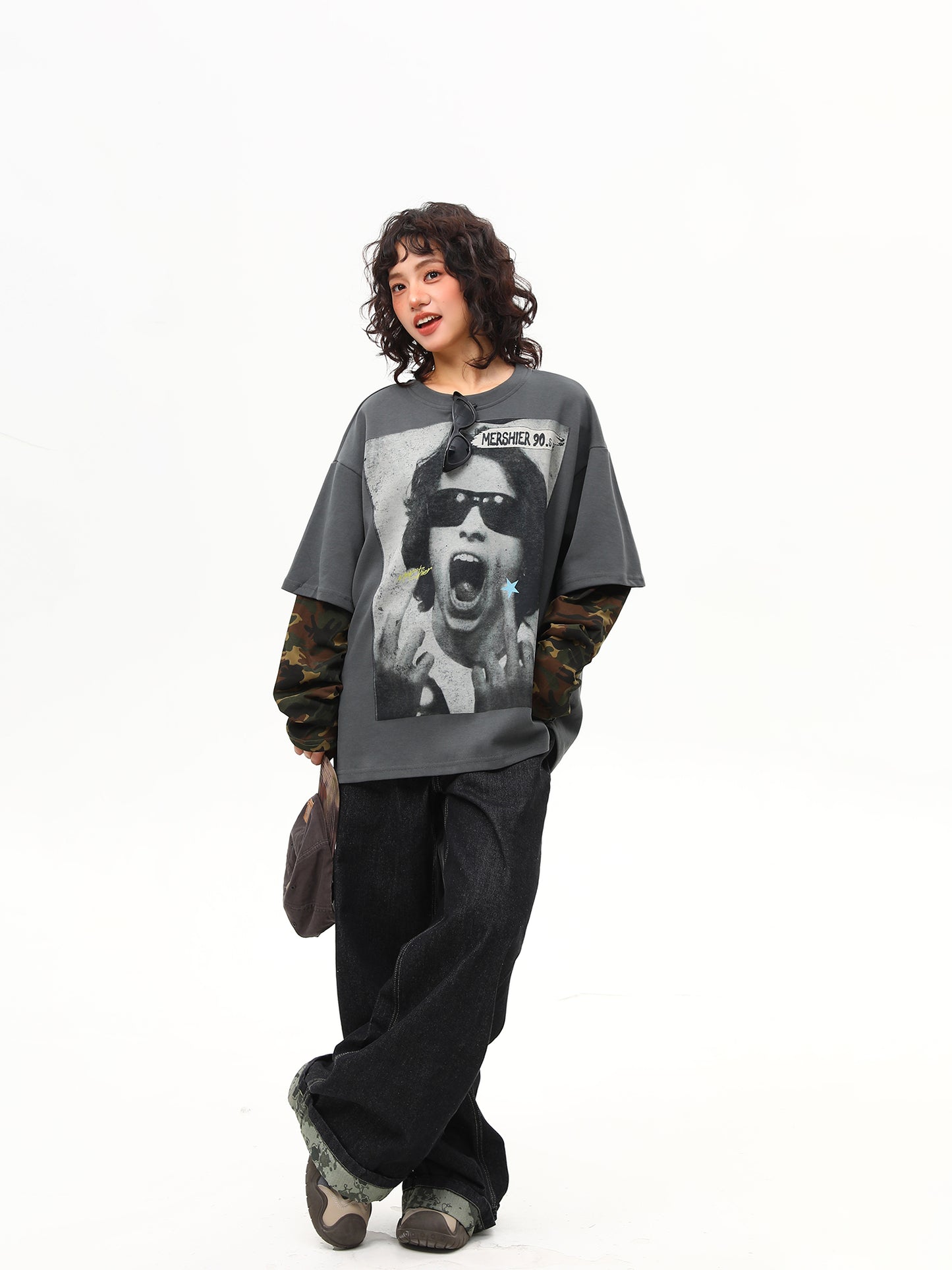 ツーピース プリントTシャツ P2006