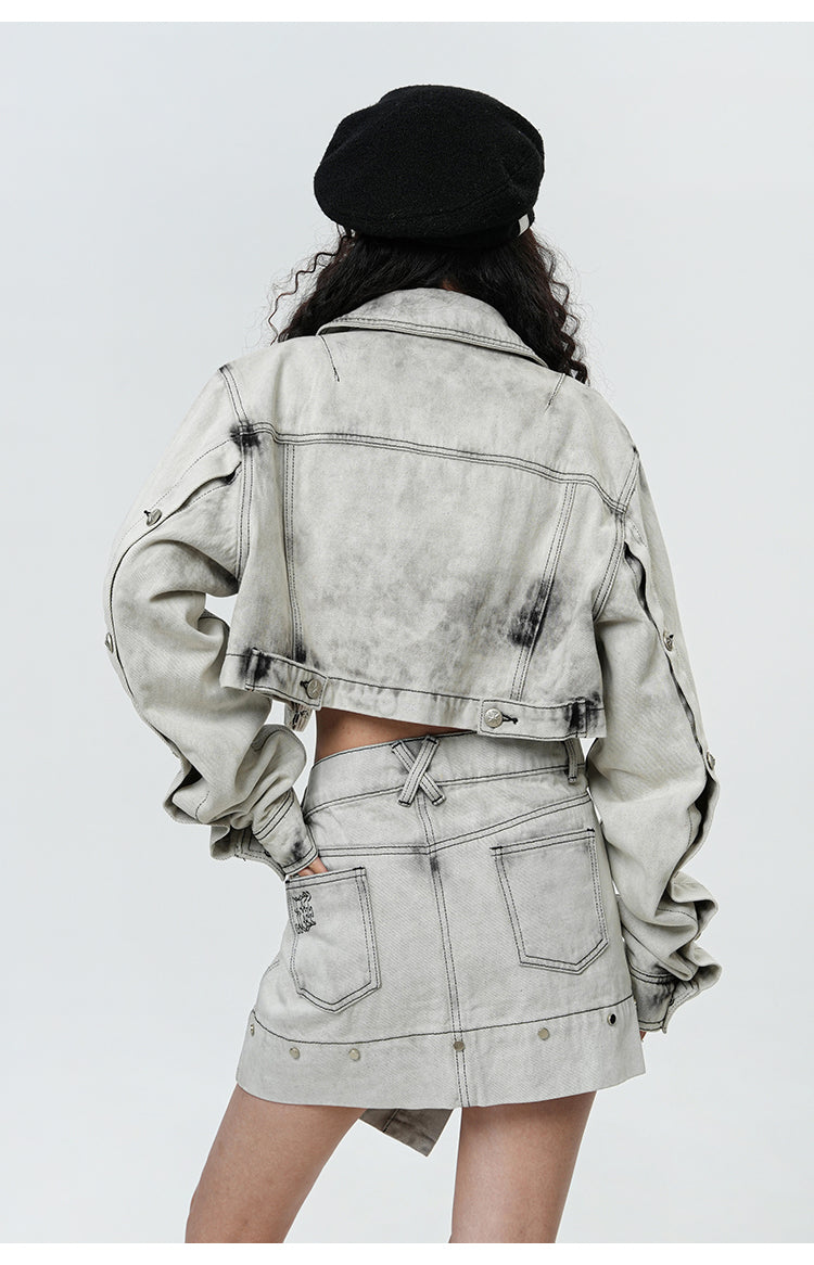 Three-in-one denim jacket P378