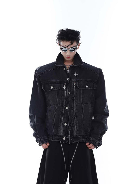 Heavyweight denim jacket P1098